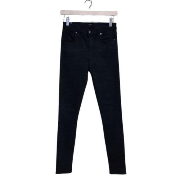 Citizens Of Humanity CoH Women's Rocket Jeans High Rise Skinny Black Size 27 - Picture 4 of 12